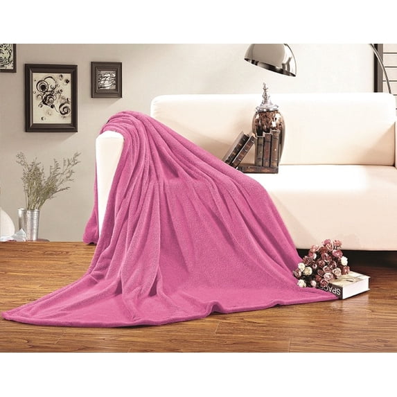 All Season FLEECE BLANKET All SiZes TwinTwin xL Pink