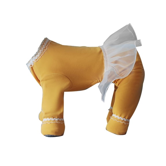 All-Season Four-Leg Jumpsuit for Small to Medium Dogs and Cats Windproof Outdoor Warm Outfit for Durable Comfort