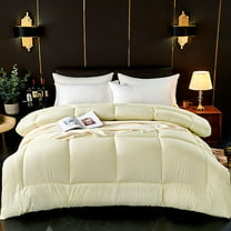 All-Season Lightweight Quilted Bedspread - Machine Washable Polyester Quilt, 59X79 Inches, White/Pink/Coffee/Beige Options