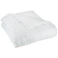thumbnail image 1 of All-Season Luxurious Striped Down Alternative Comforter, Full/Queen, White, 1 of 2