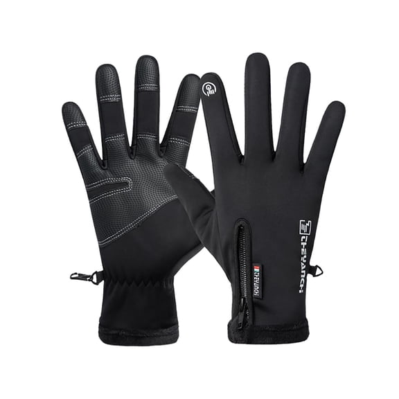 All Season Outdoor Performance Gloves for Skiing Hiking Sports Windproof Thermal Insulated Touchscreen Cold Weather Size:L