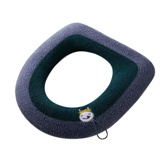 All-Season Plush Toilet Seat Cover With Full Waterproof Protection, Zippered Design For Easy Removal, Fleece-Like Softness Combined With Practical Utility