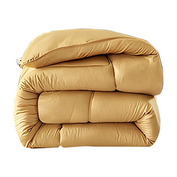 All-Season Quilted Down Comforter – Soft & Lightweight, Breathable, Durable Box Stitching, Machine Washable, Elegant Design, Superior Warmth and Cozy Feel