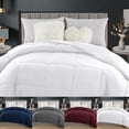 thumbnail image 1 of All-Season Reversible Comforter: Soft, Hypoallergenic, Easy-Care - Breathable & Contemporary Design, Wrinkle & Fade Resistant, 1 of 4