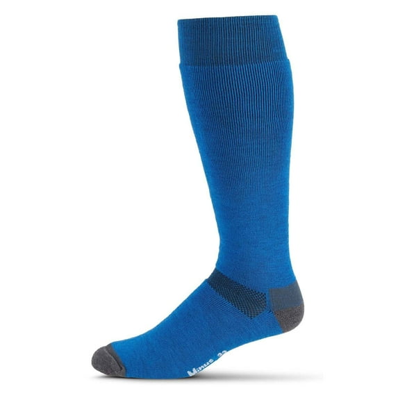 Merino Wool Ski and Snowboard Sock Azure Blue XL