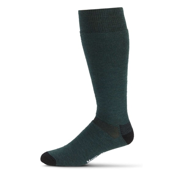 Merino Wool Ski and Snowboard Sock Forest Green Medium