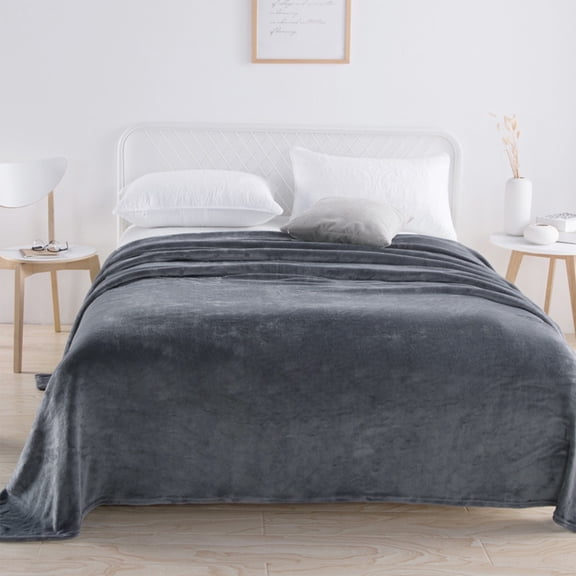 All-Season Temperature Regulating Cooling Blanket for Bed Couch Sofa Travel Air Conditioning Rooms 78x90 Inches Polyester 1 Count