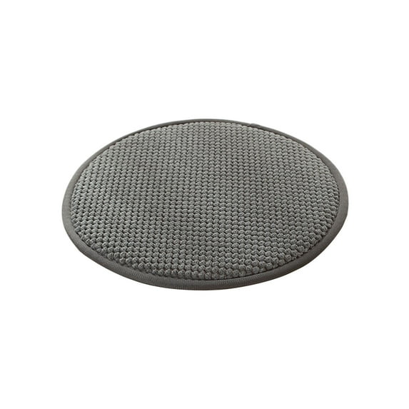 All-Season Thickened Round Cushion 16in Diameter Flock Sponge Support Non-Slip Stool Pad Home Office Meditation Mat