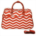 thumbnail image 1 of All-Seasons ZigZag 21-inch Carry-On Shoulder Tote Duffel Bag - Orange Cream, 1 of 3