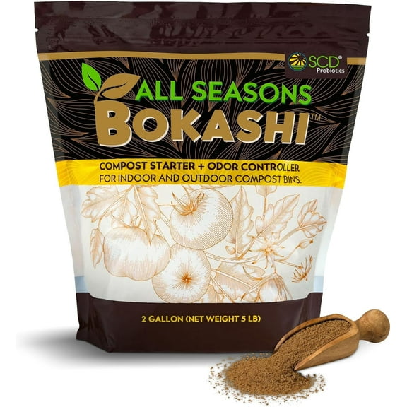 All Seasons Bokashi Compost Starter & Activator - 2.2 Gallons, 5 Lbs.