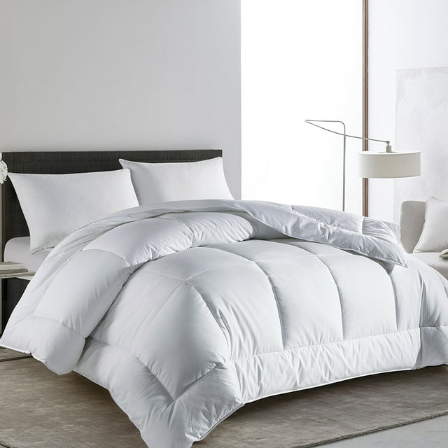 All Seasons Dobby Square Down Alternative Comforter Versatile and