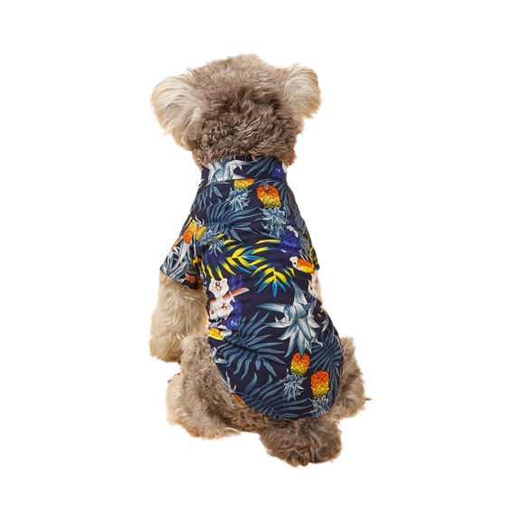 All Seasons Dog Shirt For Small Medium Dogs, Windproof Warm Pet Apparel, Vibrant Patterned Pet Clothing With Xs To Xxl Sizes