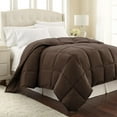 thumbnail image 1 of Southshore Fine Living, Inc. Vilano Springs California King or King Comforter, Chocolate Brown, 1 of 9