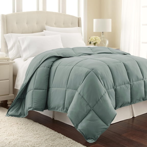 Southshore Fine Living, Inc. Queen Comforter, Full Size Bedding, Apartment Essentials, Steel Blue