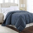 thumbnail image 1 of Southshore Fine Living, Inc. Twin Blue Comforter, Dorm Room Bedding Duvet Insert, Dark Blue, 1 of 9