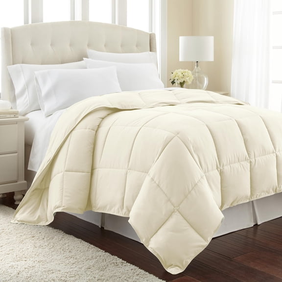 Southshore Fine Living, Inc. Oversized King Comforter, Apartment Essentials, All Season, Cream Color