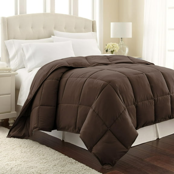 Southshore Fine Living, Inc. Vilano Springs Twin/XL Down Alternative Comforter, Chocolate Brown