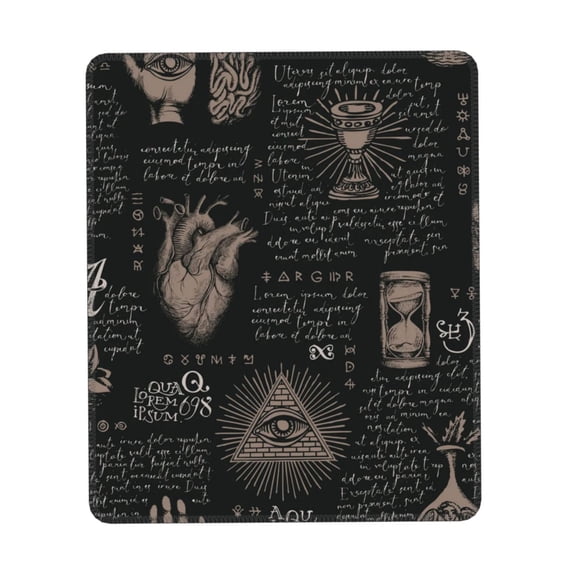 All Seeing Abstract Medical Magic Gaming Mouse Pad 10 x 12 inch ...