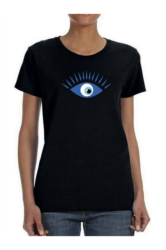 All Seeing Evil Eye Shaped T-Shirt Women -Image by Shutterstock, Female Large
