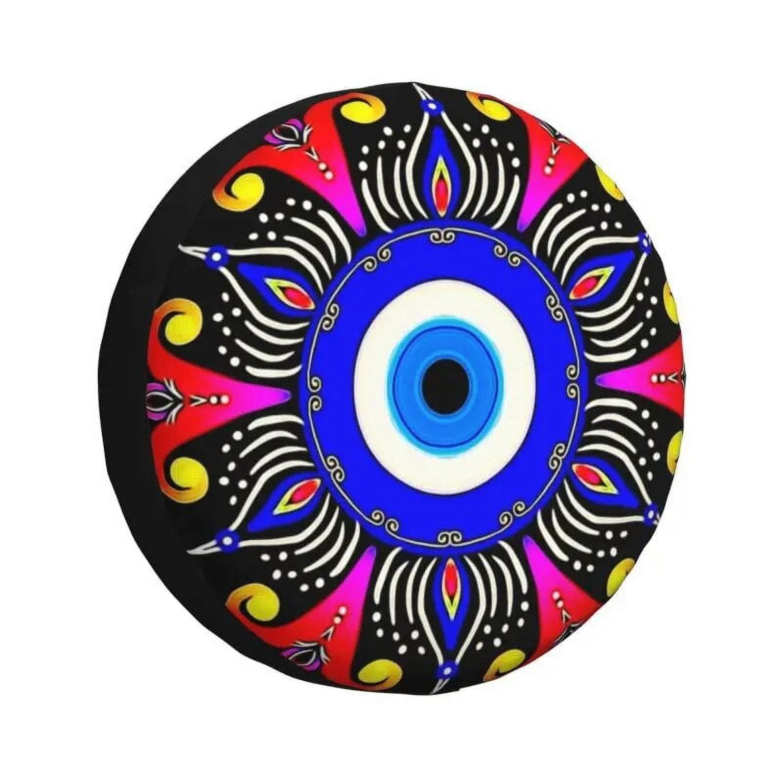 All Seeing Eye Art Tire Cover 4WD 4x4 RV Evil Mystic Eyes Spare Wheel