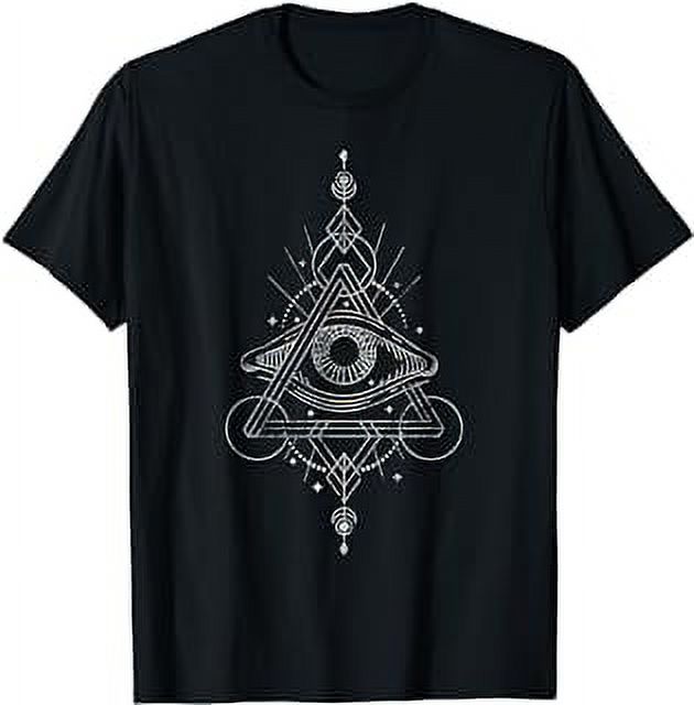 All Seeing Eye Blackcraft Alchemy Sun Moon Astrology Gift T-Shirt ...