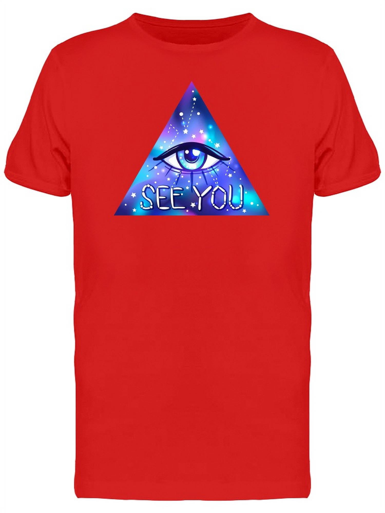 All Seeing Eye Bright Colorful T-Shirt Men -Image by Shutterstock, Male  XX-Large - Walmart.com, image size:1500x2000