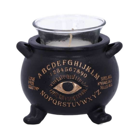 All Seeing Eye Cauldron Tealight Candle Holder Pagan Gothic Occult Witchcraft