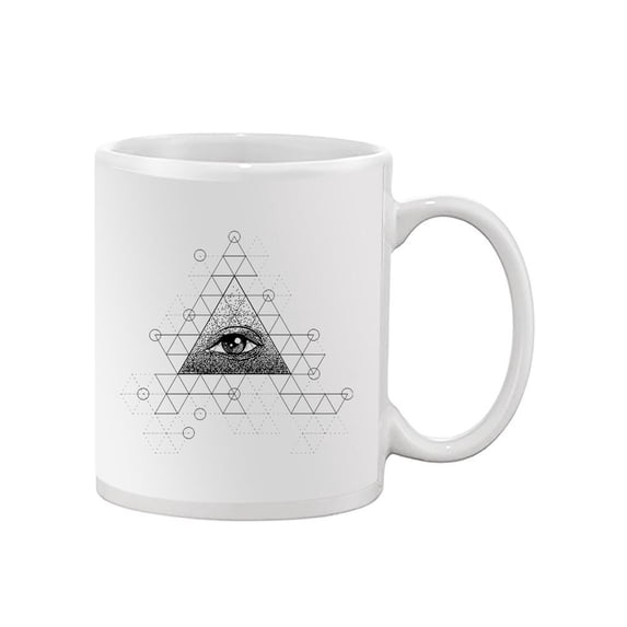 All Seeing Eye Impression . Mug -Image by Shutterstock,