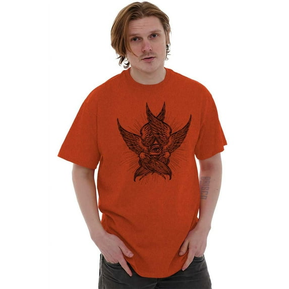 All Seeing Eye Providence Wings Men's Graphic T Shirt Tees Brisco Brands S