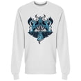 thumbnail image 1 of All Seeing Eye Reptilian Style Sweatshirt Men -Image by Shutterstock, Male Medium, 1 of 2