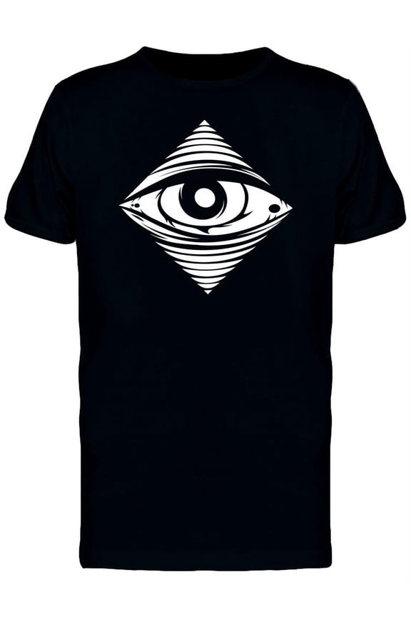 All Seeing Eye Rhomboid T-Shirt Men -Image by Shutterstock, Male Large