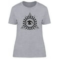 thumbnail image 1 of All Seeing Eye Tattoo Design T-Shirt Women -Image by Shutterstock, Female x-Large, 1 of 2