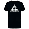 thumbnail image 1 of All Seeing Eye Triangle Art Tee Men's -Image by Shutterstock, 1 of 4