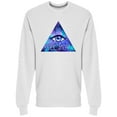 thumbnail image 1 of All Seeing Eye Triangle Sweatshirt Men -Image by Shutterstock, Male XX-Large, 1 of 2