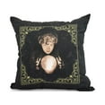 thumbnail image 1 of All Seeing Psychic 20 Inch Gold/Yellow Halloween Print Decorative Throw Pillow, 1 of 2