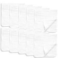 thumbnail image 1 of All Sett Health 10 Pack Large Muslin Burp Cloths | 100% Cotton Baby Burp Cloths - White, 1 of 6