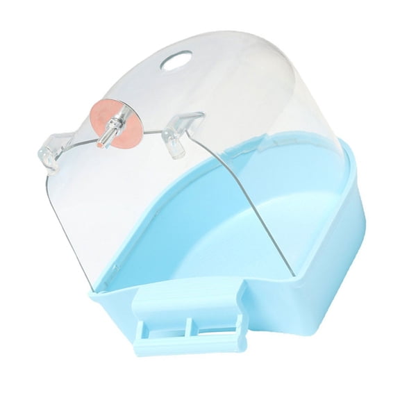 All Size Bird Bathing Room for Parrot Bird Clear Bathtub Bird Cage Shower Box Bath Room for Conures Small Medium Bird
