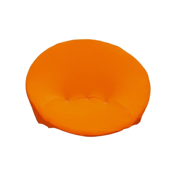 All Size Stretch Fabric Round Chair Cover – Protective Slipcover for Office, Lounge, Dorm, and Home Use, Soft Milk Silk Feel, Washable and Durable