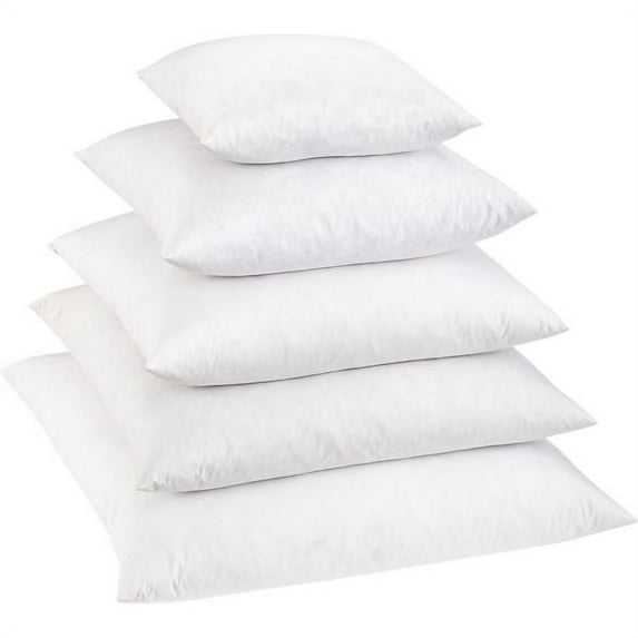 All Sizes - Square Feather Down Pillow Inserts