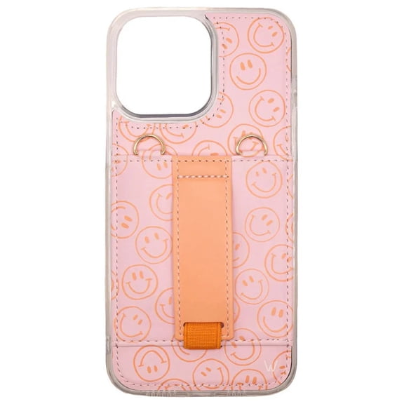 Walli Cases iPhone 11 Pro Purse Phone Case with Wallet and Finger Strap - All Smiles