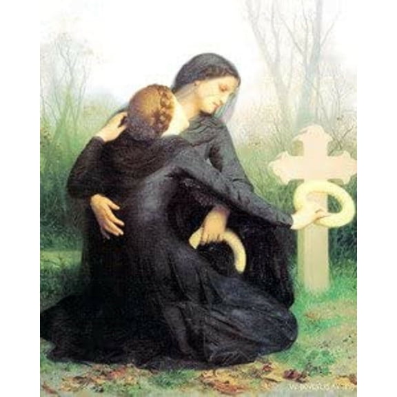 All Souls Day- Bouguereau - CANVAS OR PRINT WALL ART