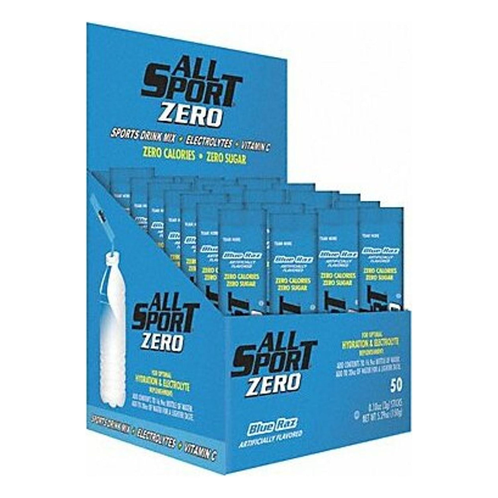 All Sport Sports Drink Mix,Blue Raz Flavor,PK50 10125021