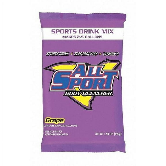 All Sport Sports Drink Mix,Grape Flavor 10125070