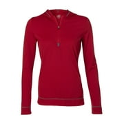 All Sport T-Shirts - Long Sleeve Women's Long Sleeve Half-Zip Hooded Pullover