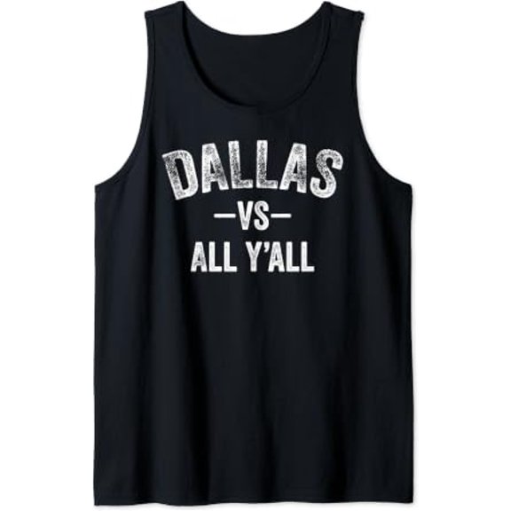 All Sport Trends Dallas Sports Rivalry Tank Top Size S-3XL