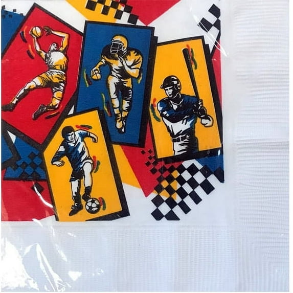 Various Vintage Small Disposable Napkins, 16 Count