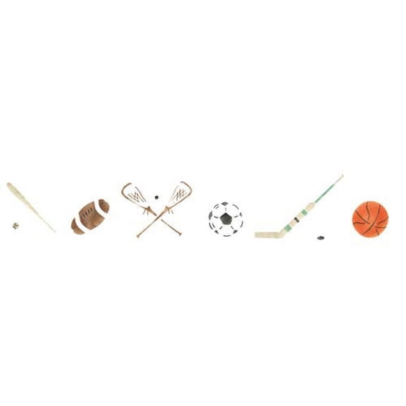 All Sports Wall Stencil SKU #874 by Designer Stencils