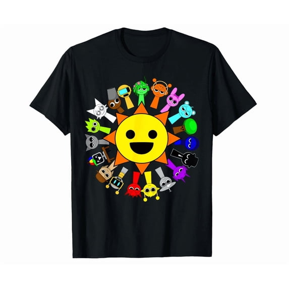 All Sprunki Around Mr Sun For And Birthday Wenda Shirt Unisex S-5Xl Hot Trending Shirt, Vintage Birthday Gift