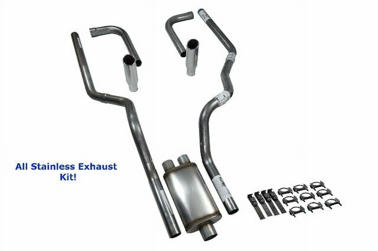 Performance Dual Exhaust Kit For Dodge Ram 1500 09-18 - Flowmaster Super 10 Mufflers