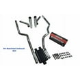 thumbnail image 1 of All-Stainless Dual Exhaust Kit Ford F-150 98-03 Flowmaster 40 Corner Rolled Tip, 1 of 6